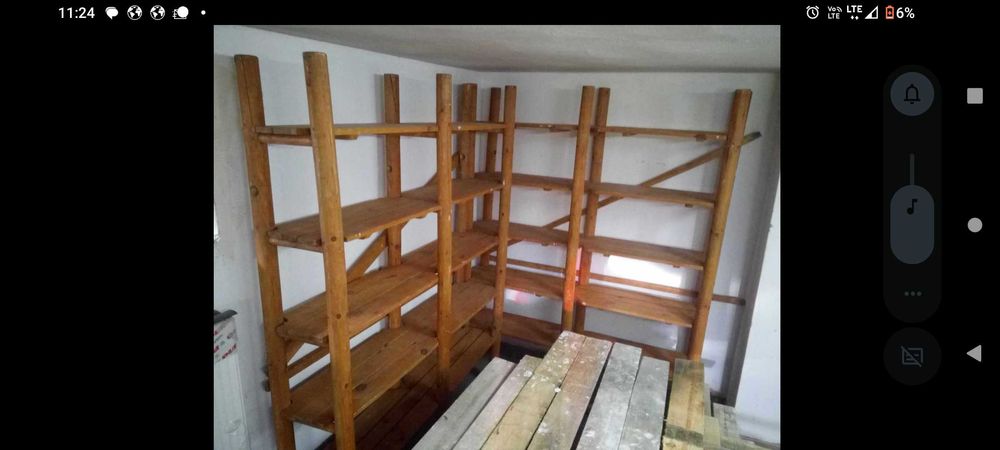 Regały drewniane solidnie wykonane