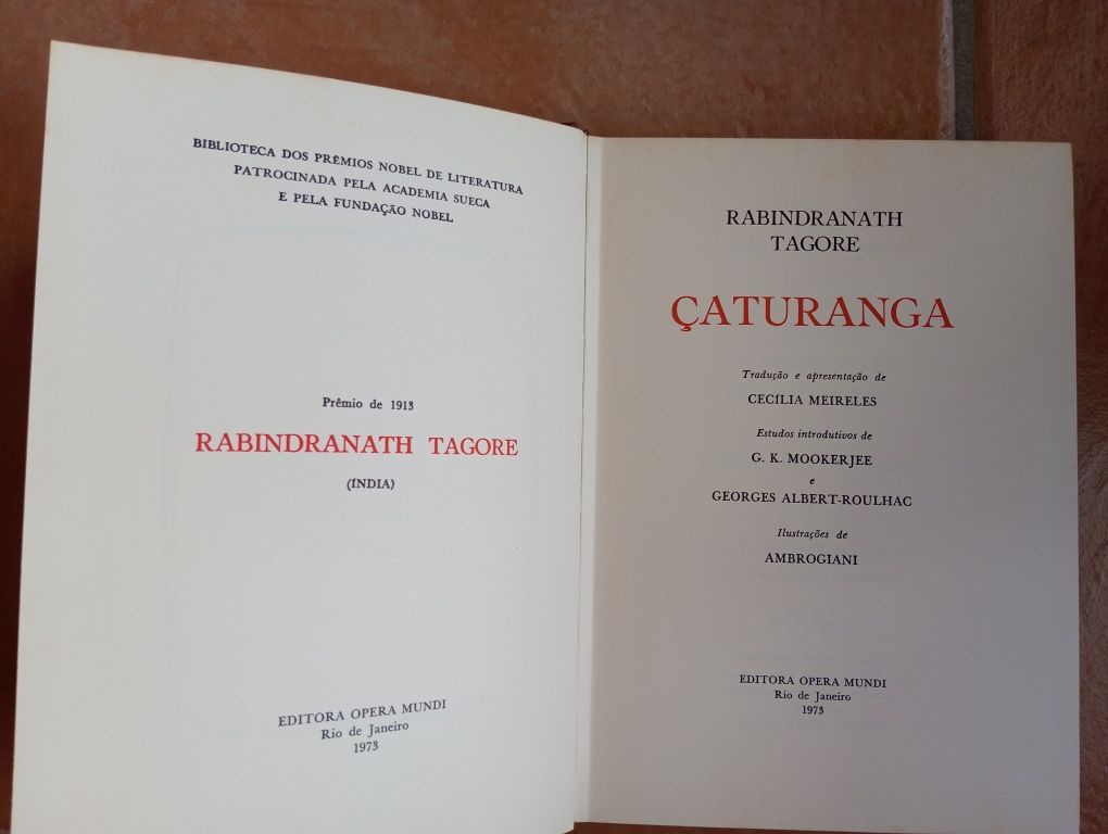 Rabindranath Tagore - Çaturanga - Autor Prémio Nobel em 1913