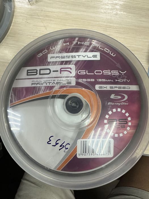 Диски Blu-ray BD-R 25GB 4x, BD-R DL 50 GB 6x