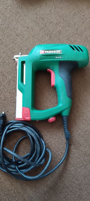 Pistola elétrica de agrafos parkside