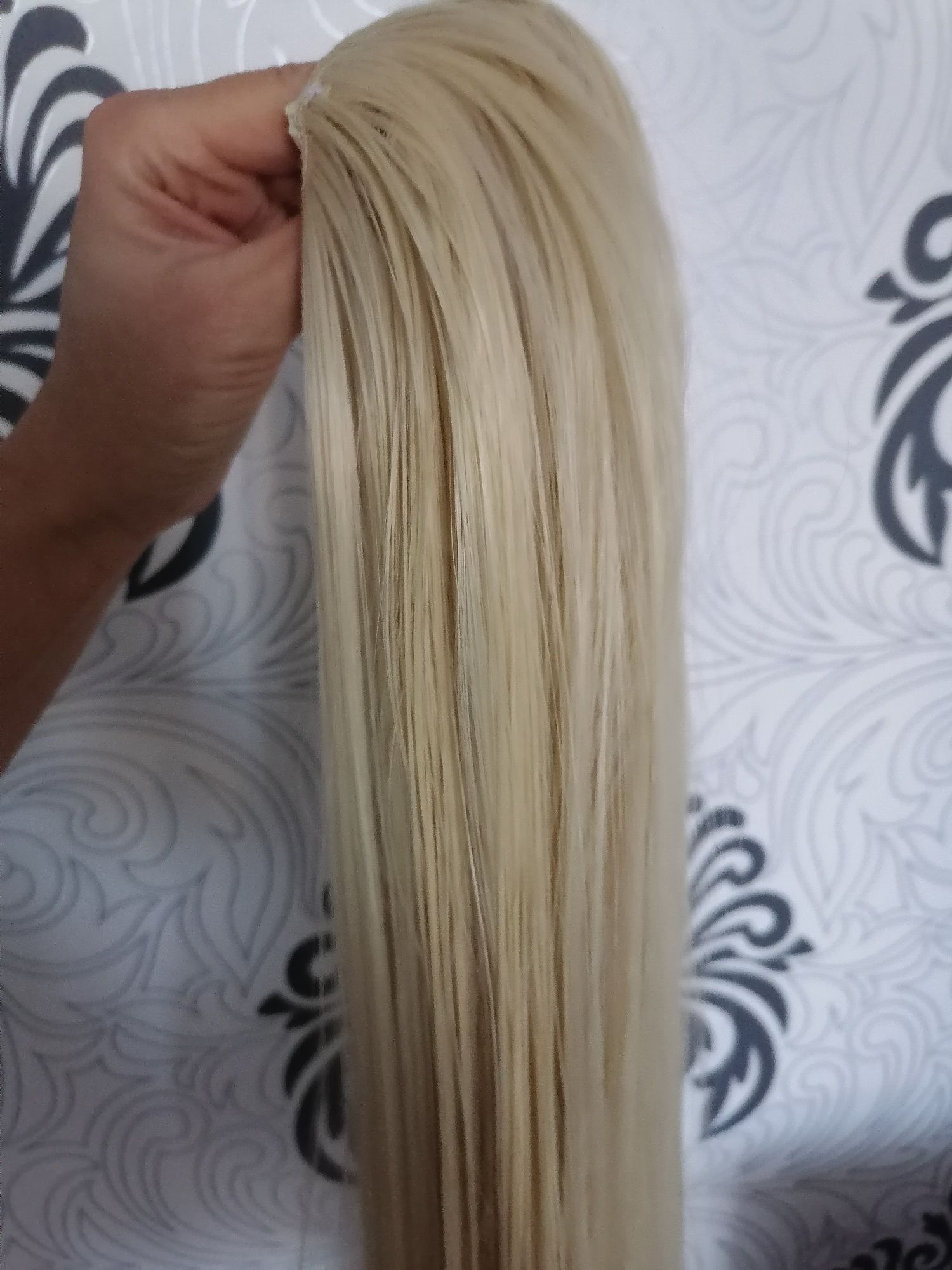 Włosy kucyk clip in doczepiany 62cm długi