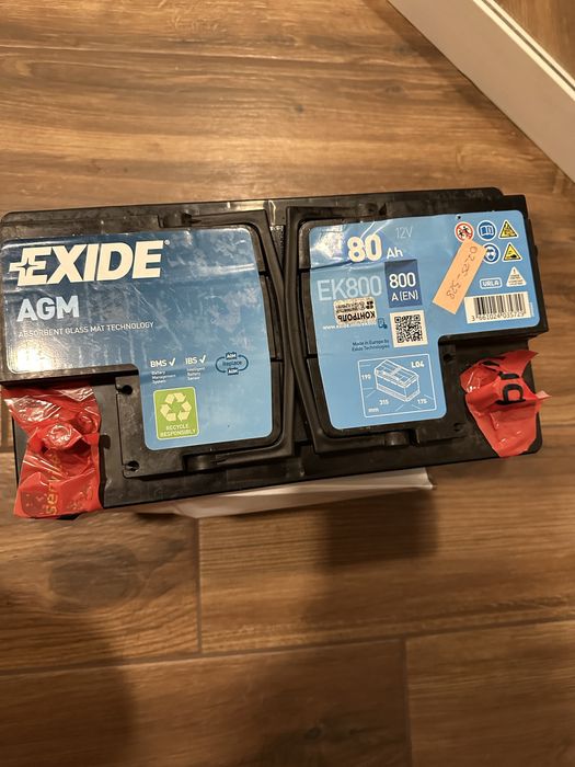 Акумулятор автомобільний Exide AGM 80 AH