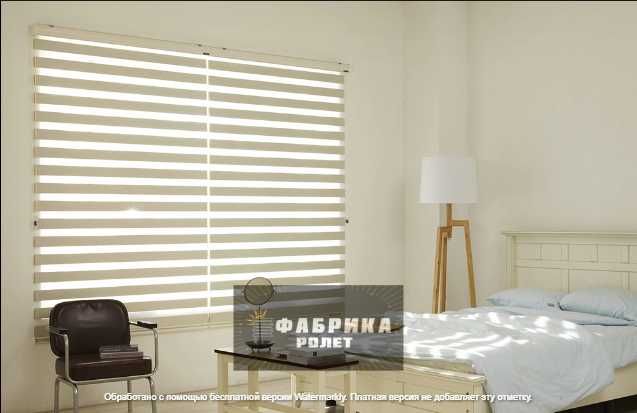 Знижка, від виробника, тканинні День-Ніч, ролети Фабрика Ролет