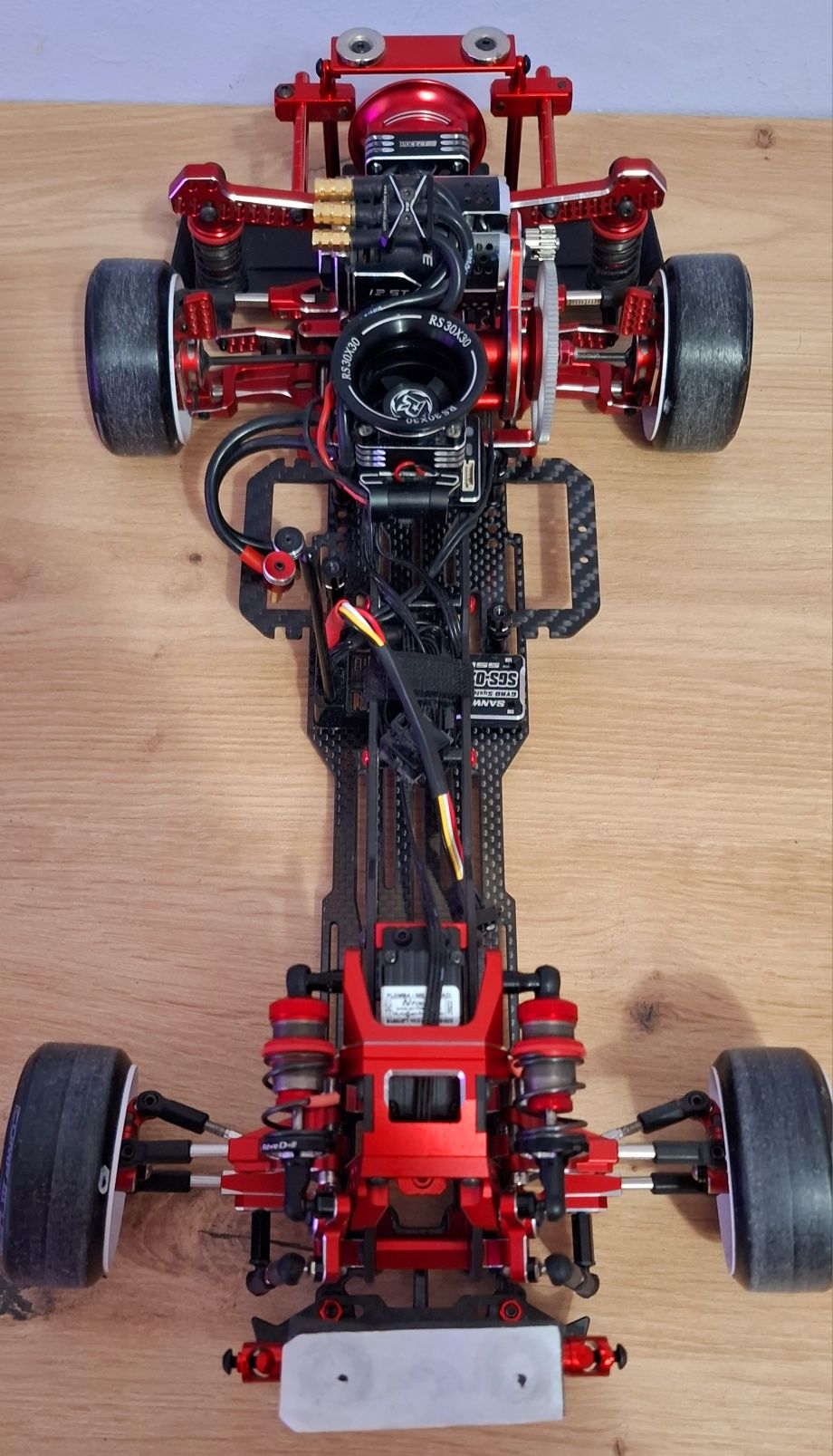 Rhino racing shark final form podwozie rc drift 1/10 yokomo reved