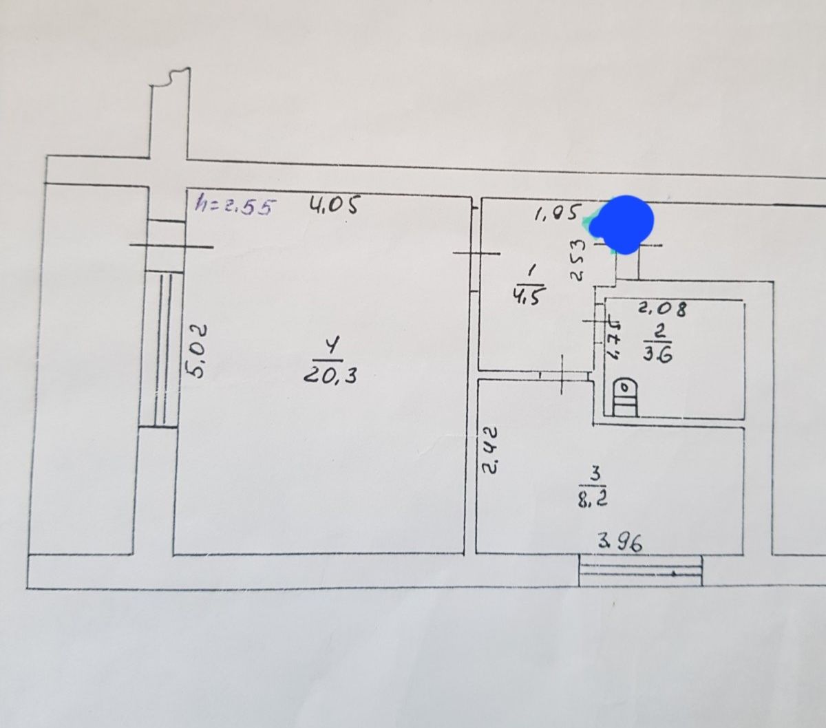 Продам 1-о кімнатна село Іванків