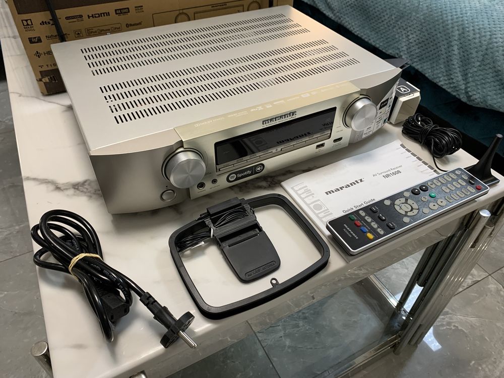Amplituner Marantz NR1608 ATMOS 7.2 HDMI USB WIFI 4K 7x90W Bluetooth