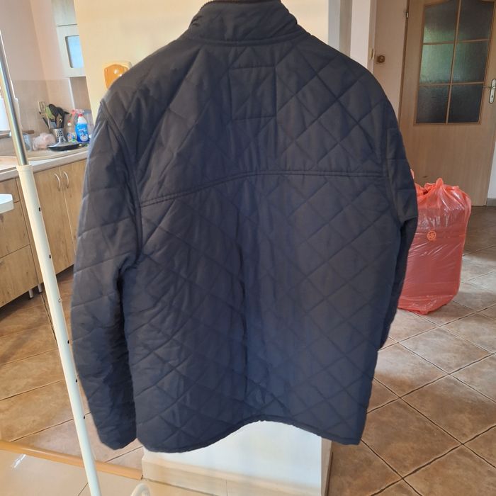 Kurtka męska pikowana granatowa Next