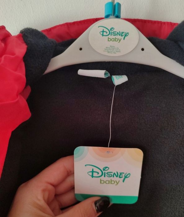 Blusão mickey 3/6 meses