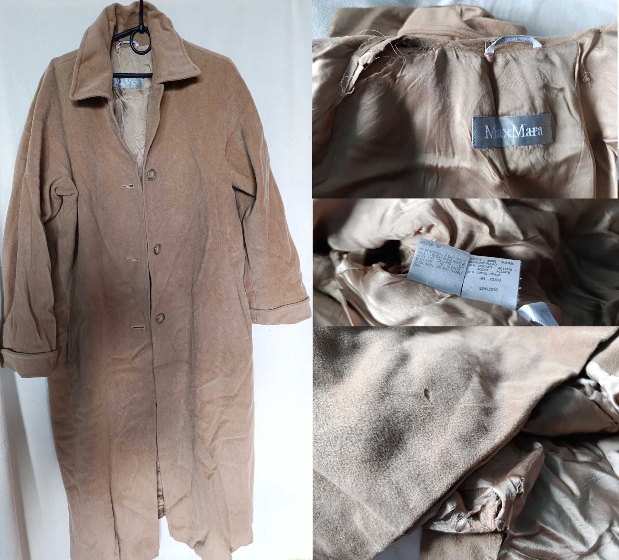 Пальто Max Mara из альпаки, размер M - L