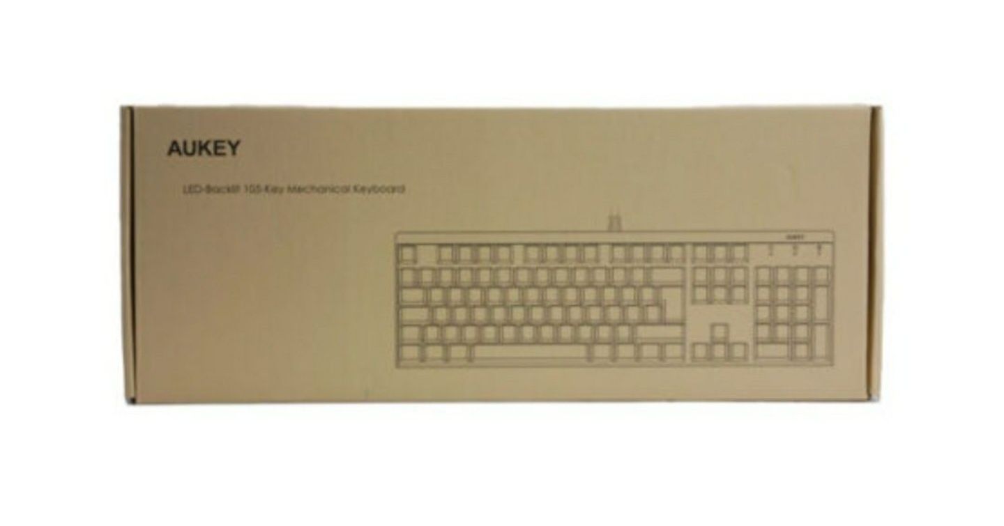 Aukey KM-G6 Mechaniczna klawiatura do gier z podświetleniem RGB