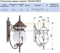 Плафоны/Стекла для садовых светильников  deluх PALACE 1076Е/2