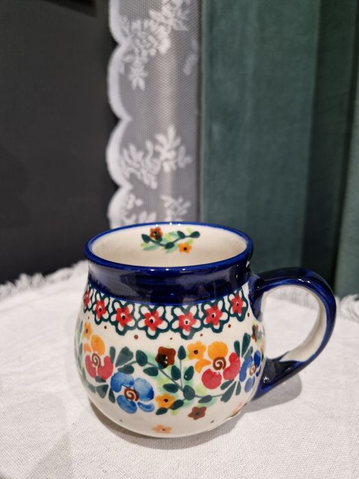 Kubek Ceramika Bolesławiec Gosia Millena Unikat 220ml mały nowy