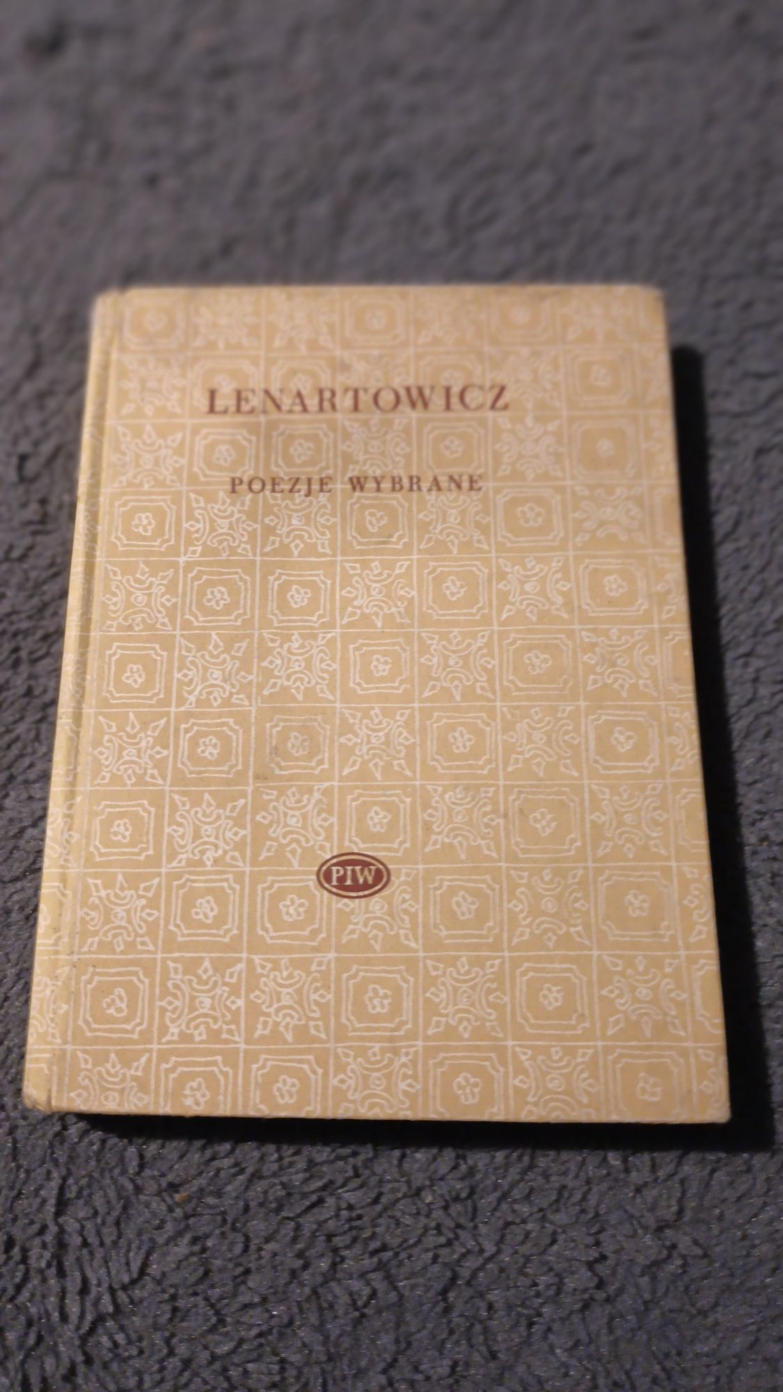 Książka,,Poezje wybrane "Lenartowicz