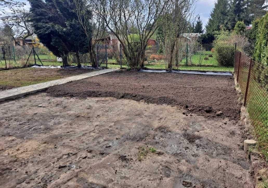Czysta Ziemia Ogrodnicza Siana Czarnoziem Pod trawnik Humus Koparka