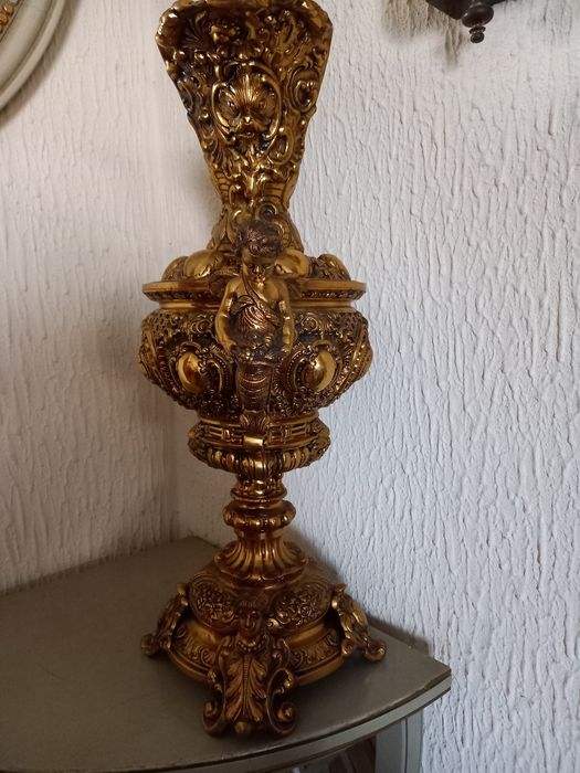 Jarrão antigo dourado