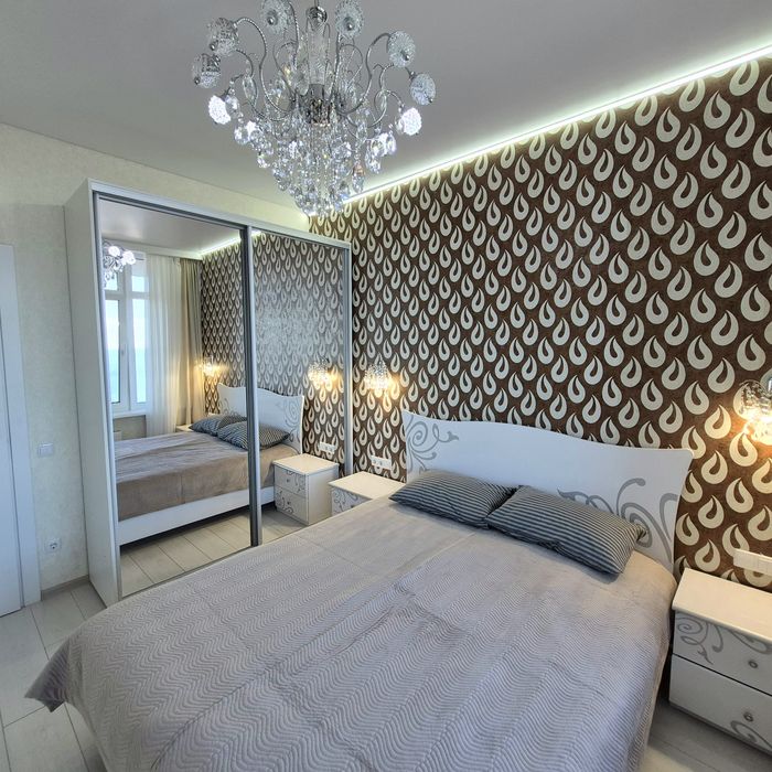 Аркадия. Каманина 16 а. 44 жем.2 ком.люкс. прямой вид моря