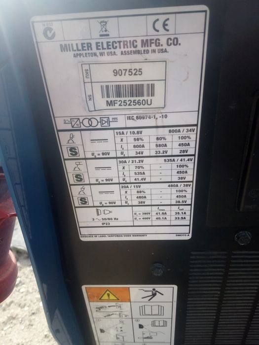 Nowy Miller spawarka źródło prądu okazja!