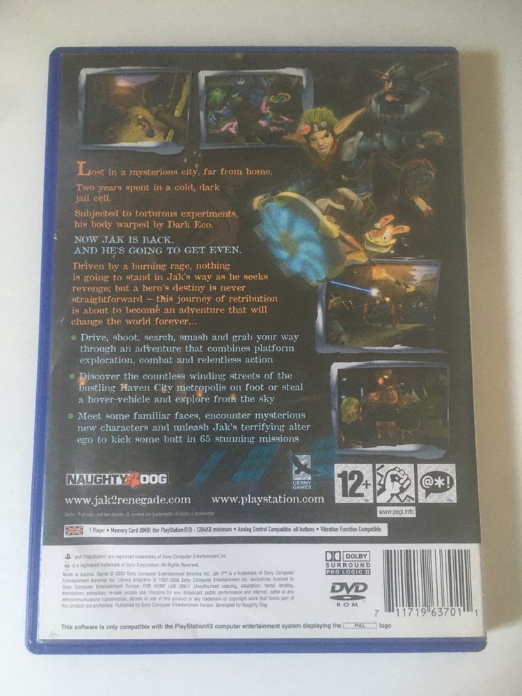 PS2 - Jak II: Renegade