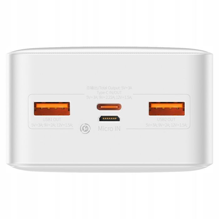 Baseus Power Bank 30000Mah 3X Usb Usb-C 20W +Kabel