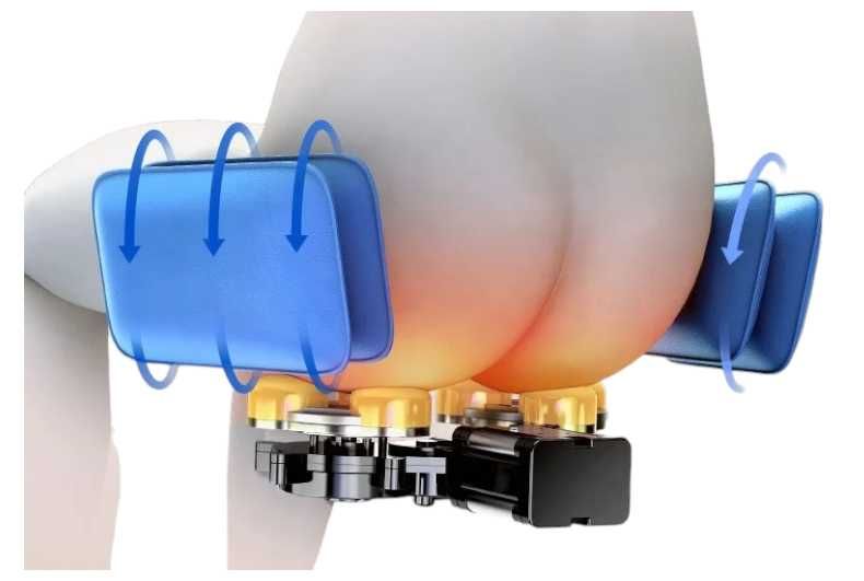 Fotel masujący Gravity Shiatsu do masażu ciała pilot w języku polskim