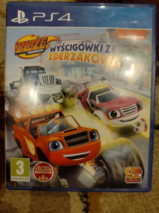 Blaze i Megamaszyny wyścigówki ze zderzakowa PS4