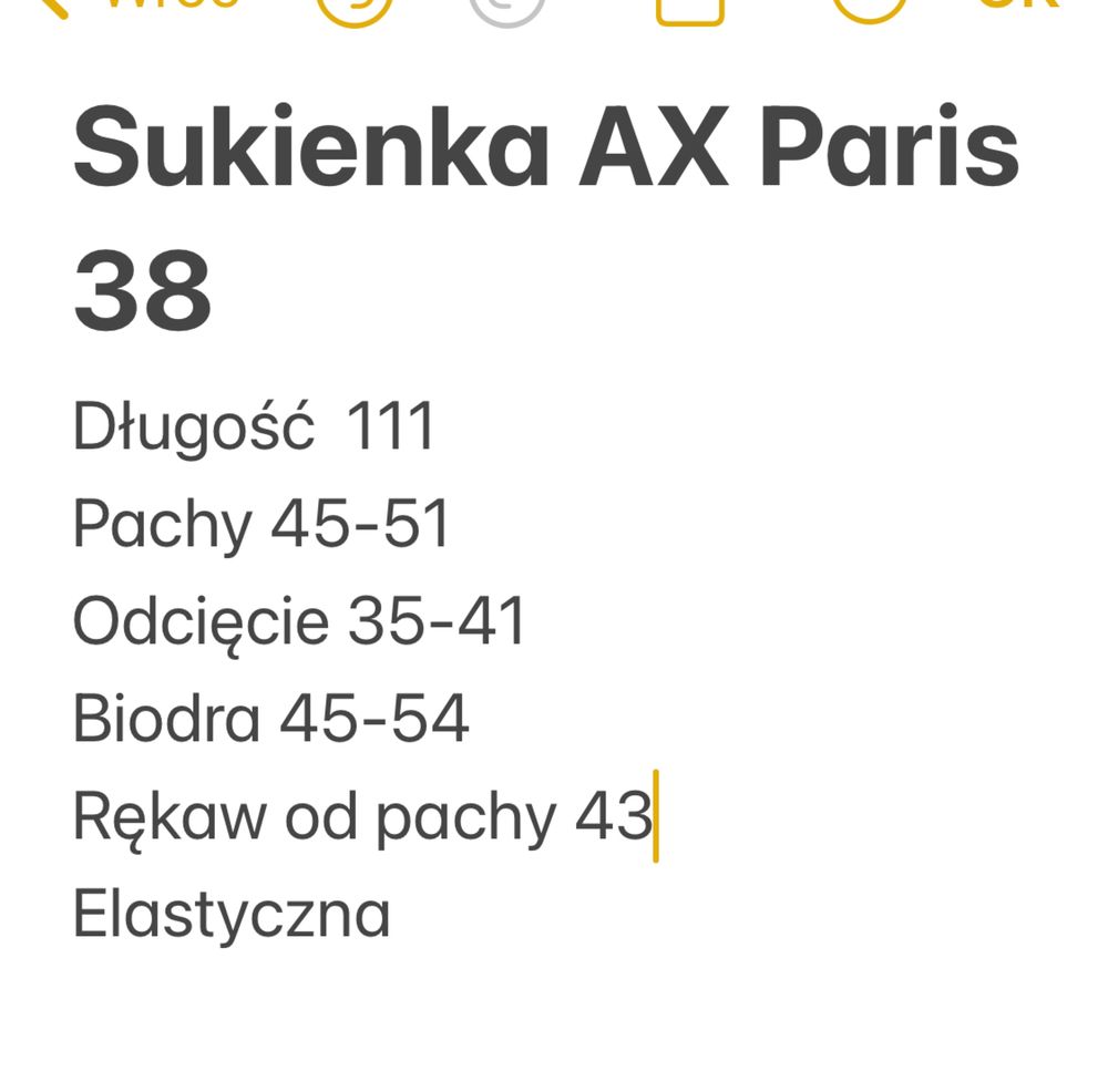 Sukienka koronkowa Ax Paris rozmiar 38