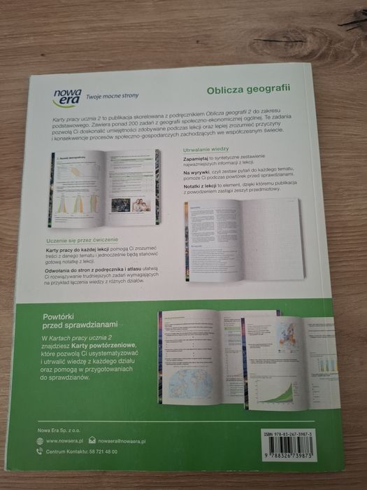 Oblicza geografii 2. Karty pracy ucznia. Zakres podstawowy