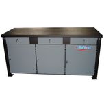 Bancada de trabalho em metal c/ portas e gavetas 1750x700 mm JL20