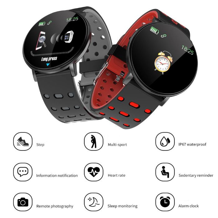 Telefon smartwatch monitorujący aktywność sportową