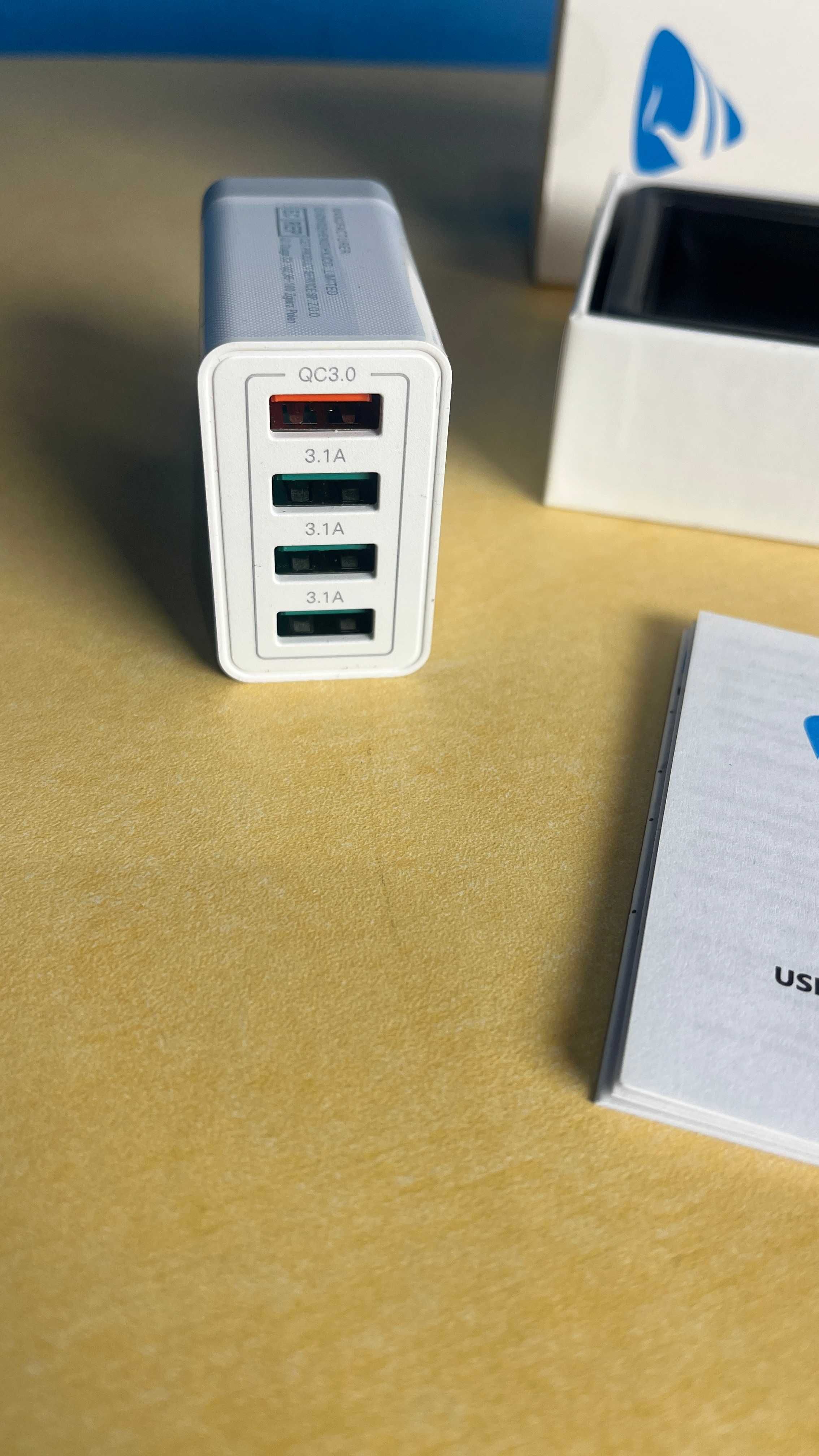 Ładowarka USB, szybka ładowarka 3.0 33W/6A z 4 portami, RE-QC40W spp24