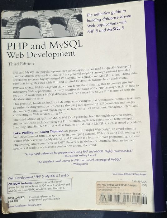 Manual PHP and MySQL Web Development64285518628993122