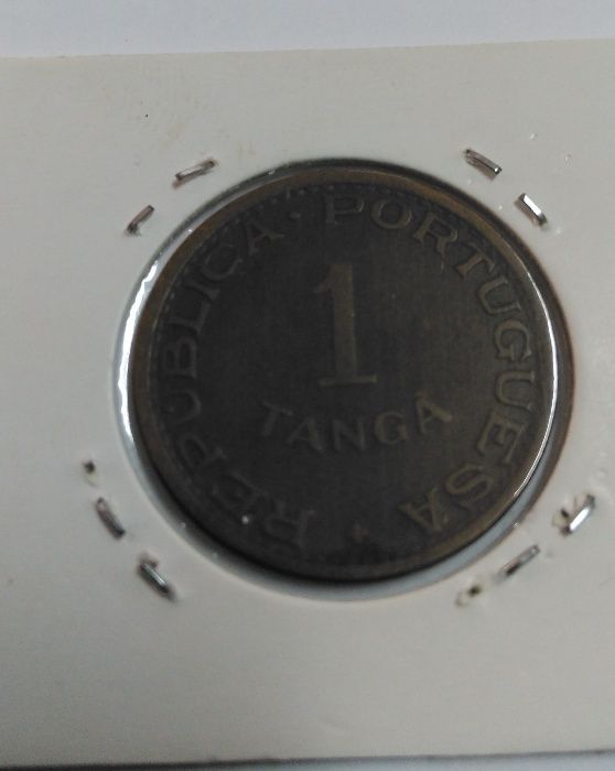 Moedas 1 Tanga 1947 Índia Portuguesa