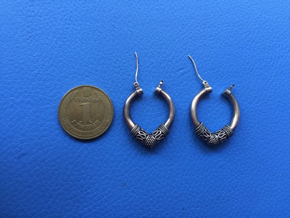 Серьги серебряные. Suarti Ba. 925.