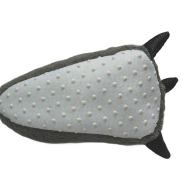 Zabawne bambosze męskie Łapy dinozaura roz44-50 owcza wełna