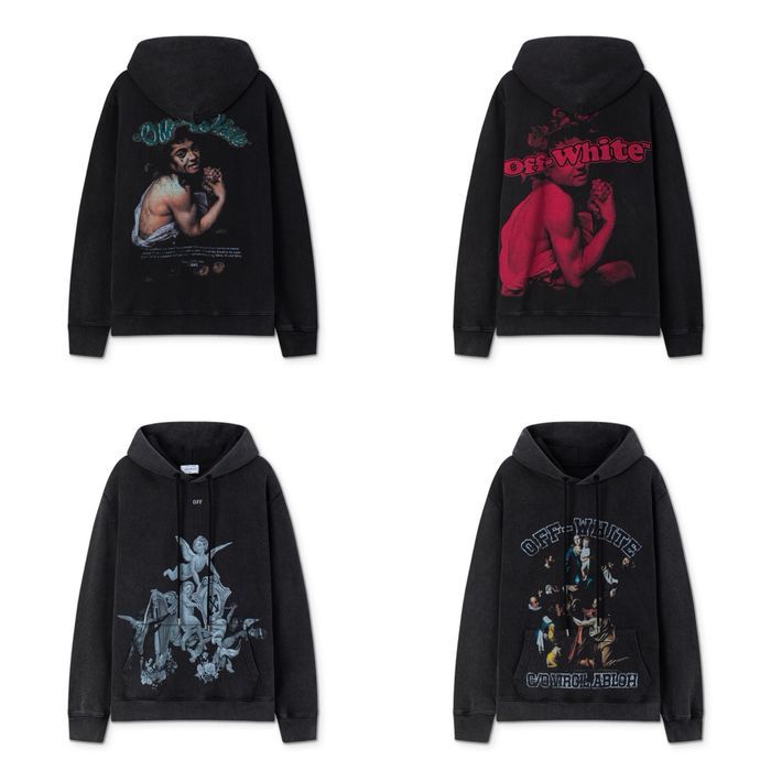 OFF-white худи мужское оверсайз унисекс кофта с капюшоном  оригинал