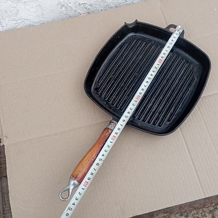 Сковорода чугунная.гриль Жаровня сковородка чугунная