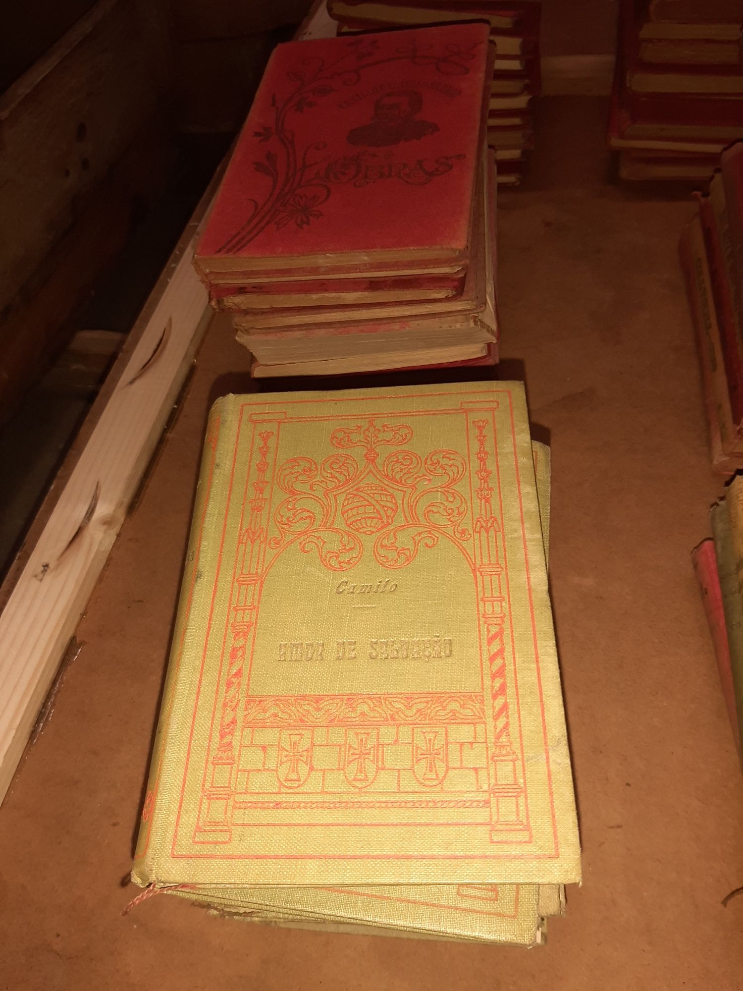 Lote de Livros de Camilo Década de 1900