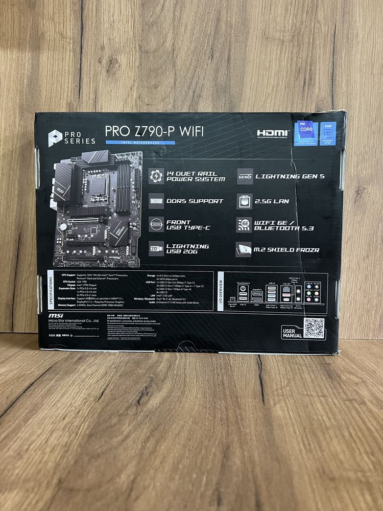 Материнська плата MSI PRO Z790-P WiFi