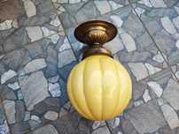 Art deco,mosiężny plafon do hol weranda,łazienka