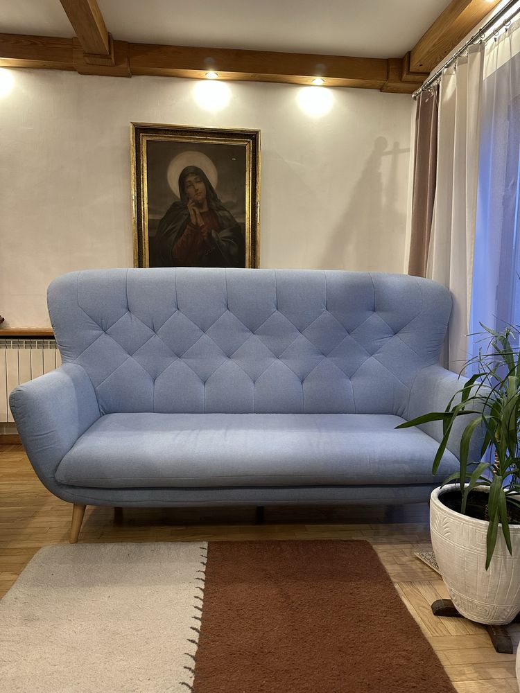 Niebeska sofa sprzedam