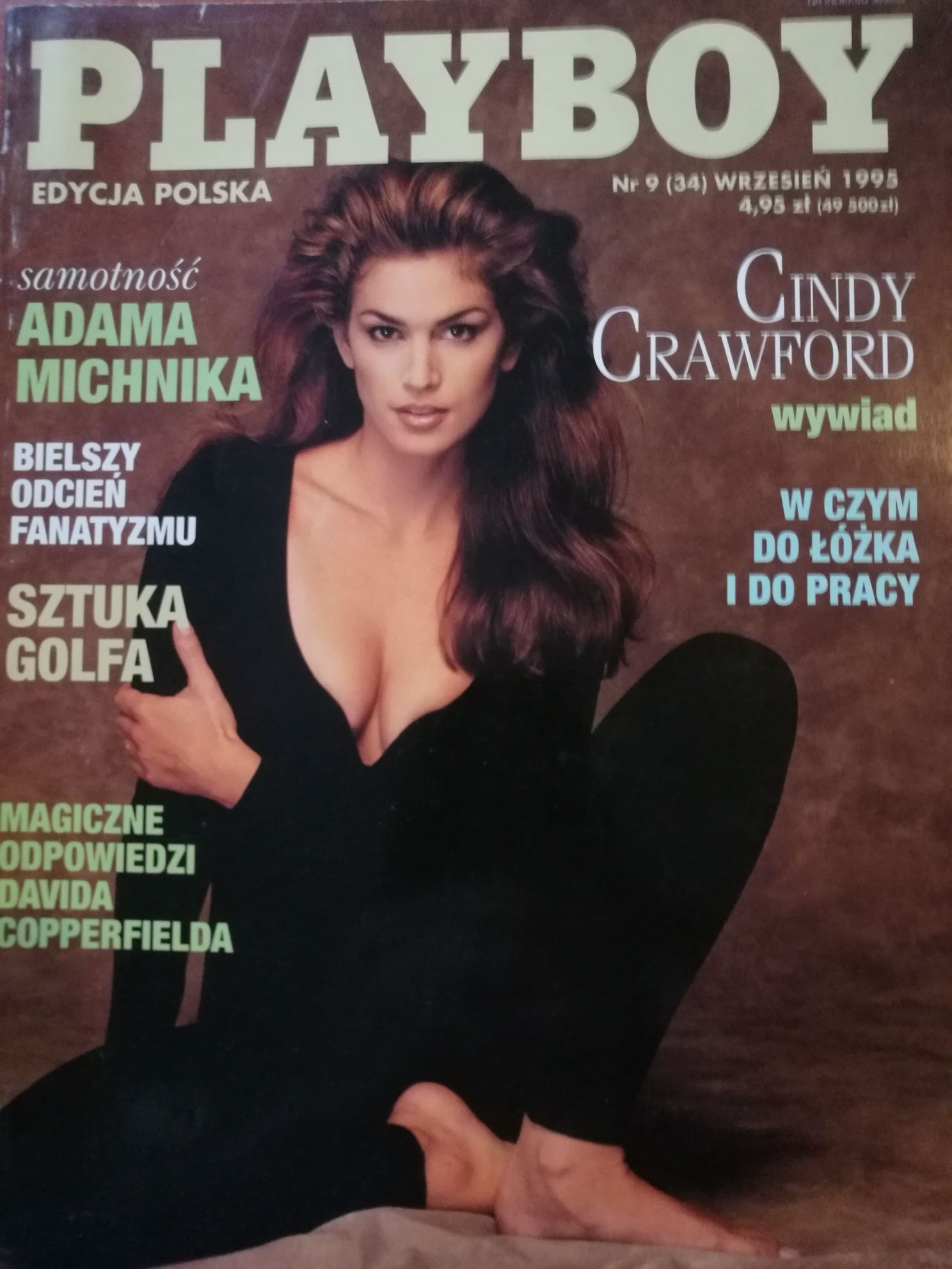 Playboy Wrzesień 1995 Cindy Crawford kolekcja rarytas unikat