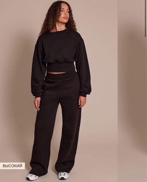 Теплі брюки палацо PLT