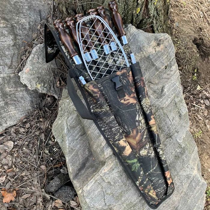 Набір шампурів в чохлі з брезенту МИСЛИВЕЦЬ Gorillas, набор шампуров