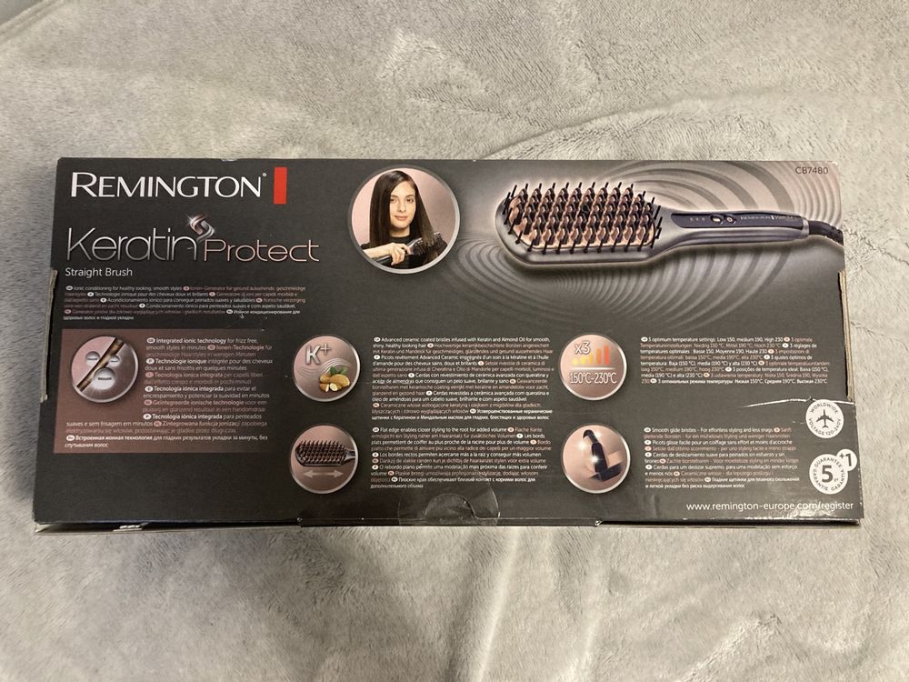 Szczotka prostująca Remington Keratin Protect