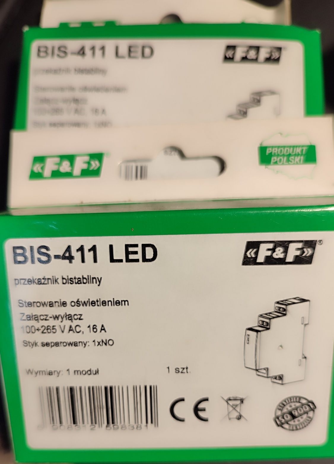 F&F 2x przekaźnik bistabilny do LED BIS-411-LED