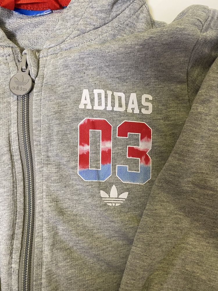 Кофта на замку з капюшоном Adidas оригінал толстовка