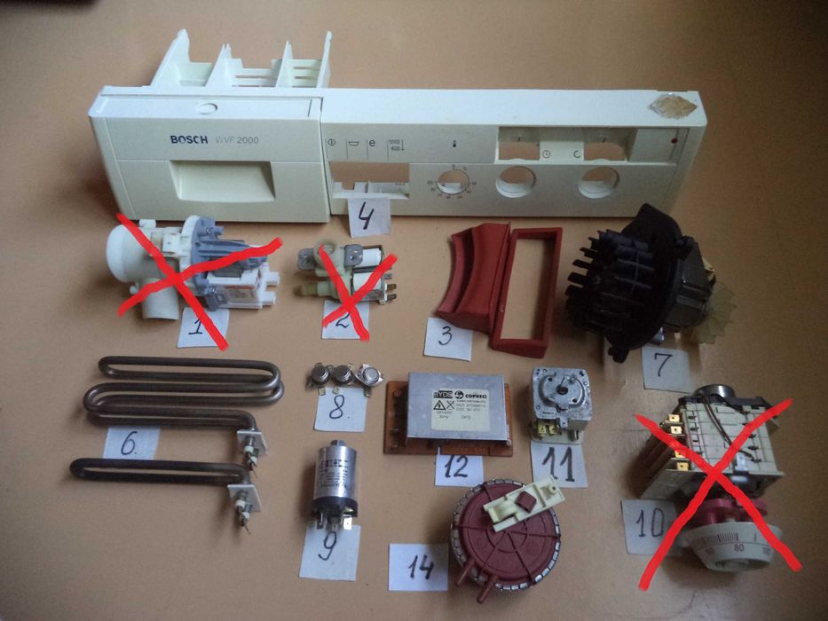 Комплект запчастей стиральной машины BOSCH WVF 2000