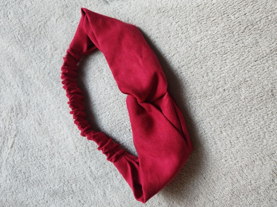Kaszmirowa opaska do włosów