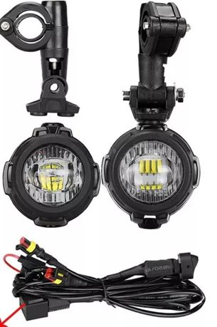 BMW R1200GS Varadero V-Strom Halogeny led lampy V-STORM Komplet