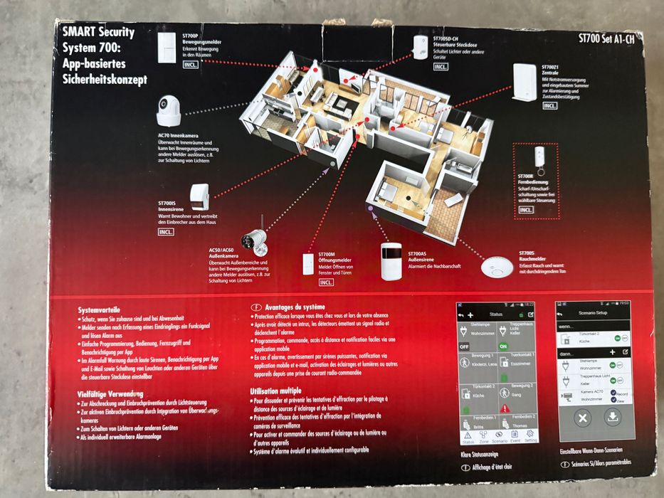 Kamera wraz z Monitorem Pentatech Full Hd+radiowy system alarmowy